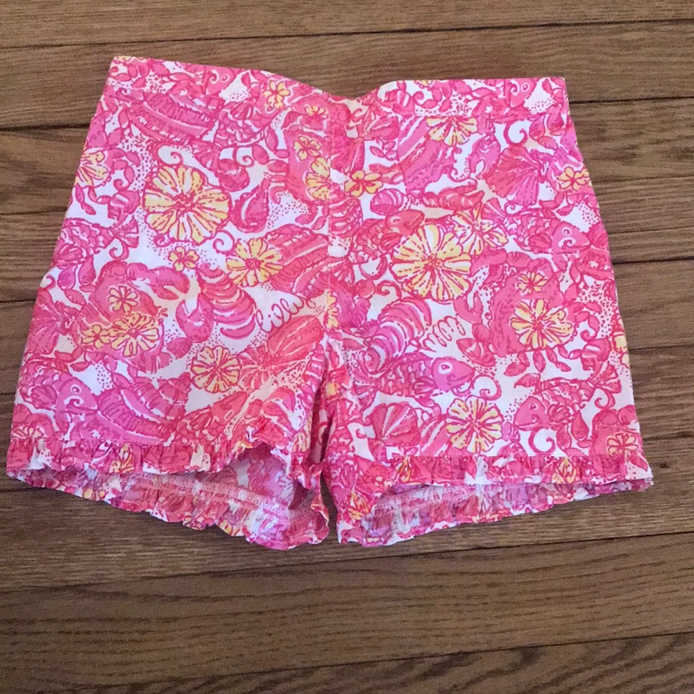 Lily Pulitzer Girls size L (8-10) pink shorts